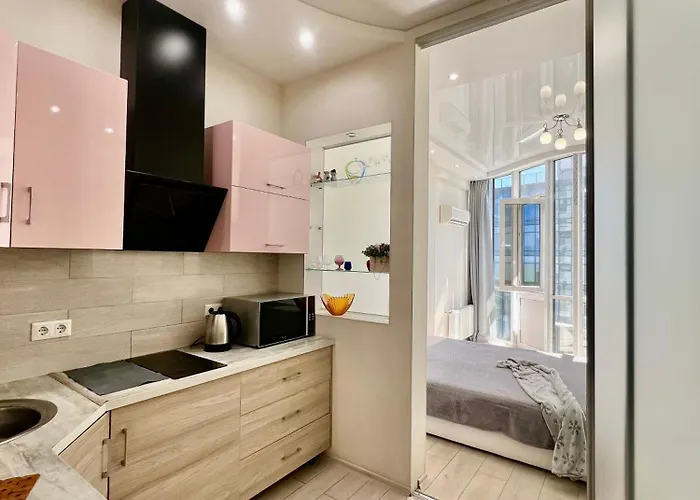 студия-спальня с видом на море и аркадию Appartement