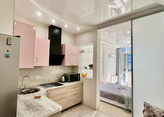 Appartement студия-спальня с видом на море и аркадию