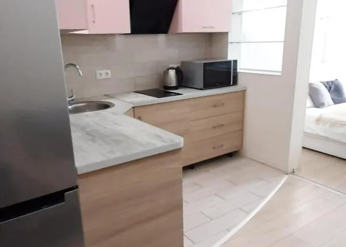 студия-спальня с видом на море и аркадию Apartment Odesa