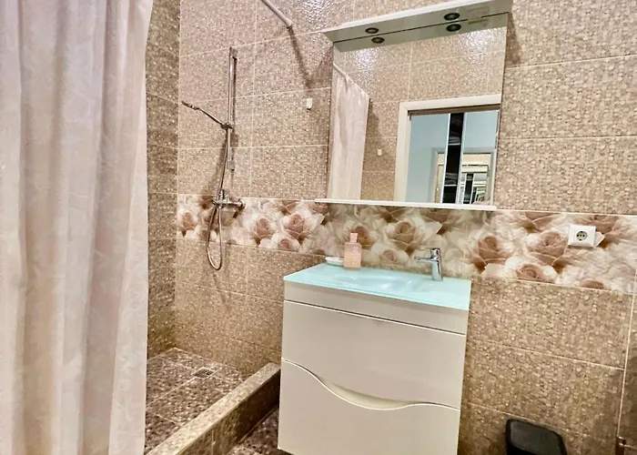 студия-спальня с видом на море и аркадию