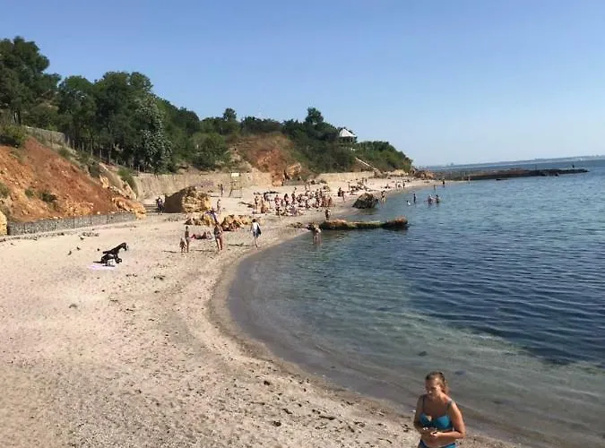 Apartmán студия-спальня с видом на море и аркадию Oděsa